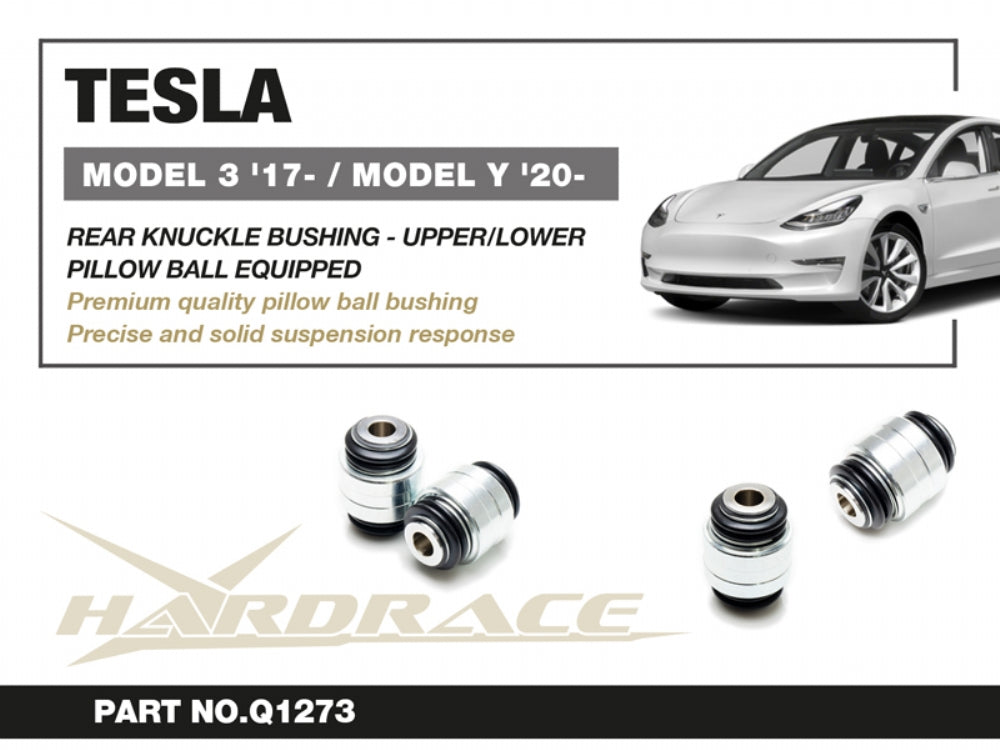 Rear Knuckle Bushings - UPPER or LOWER (Pillow Ball) 2pcs/set for Model 3 | Model Y Q1273