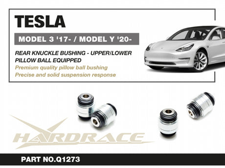 Rear Knuckle Bushings - UPPER or LOWER (Pillow Ball) 2pcs/set for Model 3 | Model Y Q1273