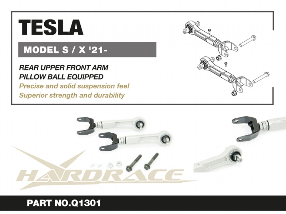 Rear Upper Front Arms (Pillow Ball) for 2021-on Tesla Model S / X