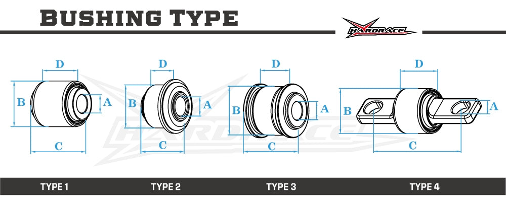 Rear Traction / Strut Rod Bushings