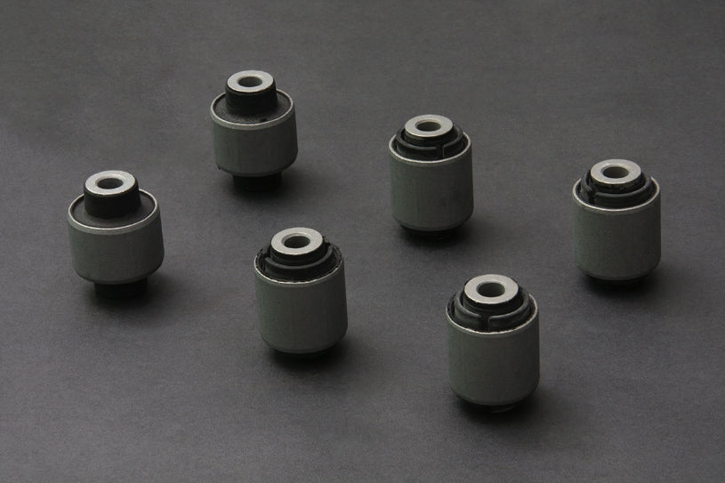 Hardrace Rear Lower Arm Bushings (Harden Rubber) 6pcs/set - 94-01 Integra | 90-93 Integra