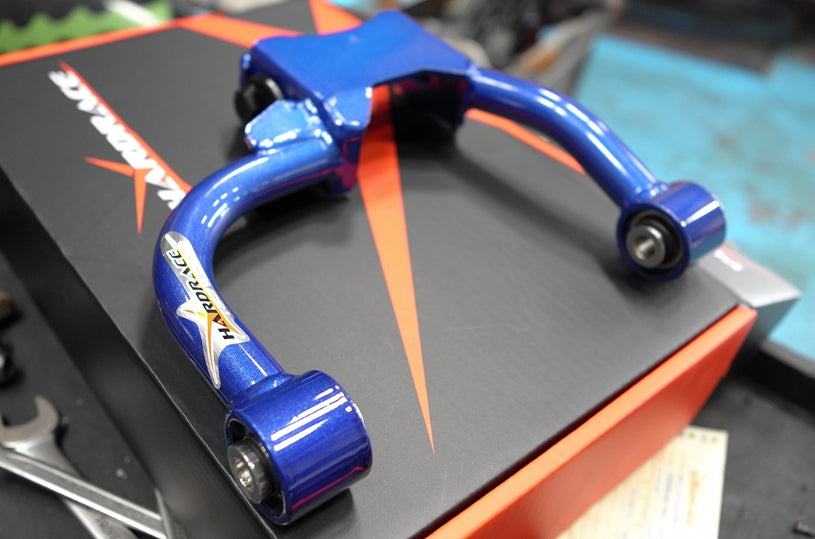 NISSAN SKYLINE R33/R33 GT-R/R34/R34 GT-R
FRONT UPPER CAMBER KIT-(HARDEN RUBBER) 2PCS/SET