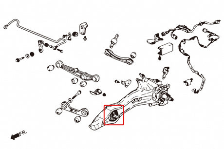 Hardrace Rear Trailing Bushings 90-93 Integra DA