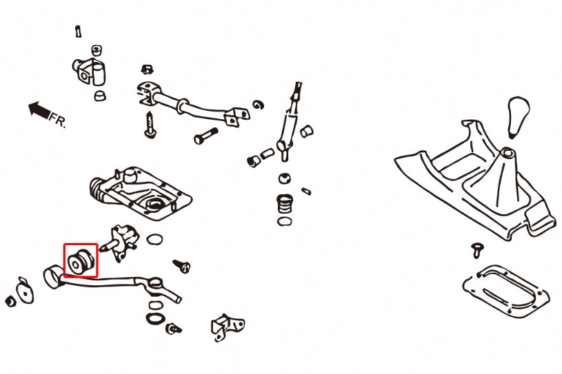 Hardrace Shifter Bushings Impreza GC GD 5 speed