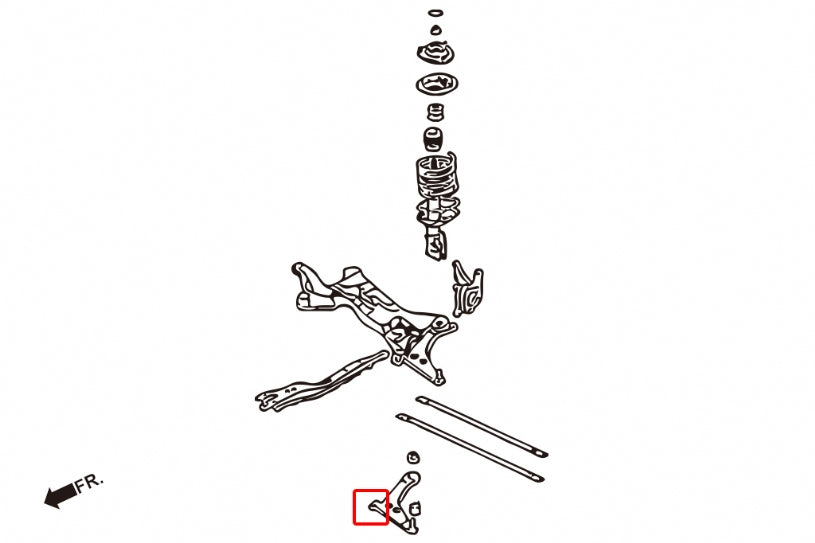 EVO 7-9 FRONT LOWER ARM BUSHING FRONT SIDE-SMALL
(HARDEN RUBBER) 2PCS/SET