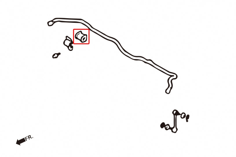 GALANT 98~02 FRONT 18MM
REINFORCED STABILIZER BUSHING 2PCS/SET