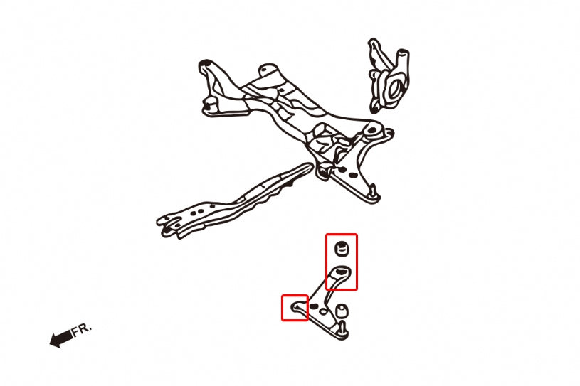 LANCER/VIRAGE 01-/LANCER 06-/OUTLANDER 06-
/FRONT LOWER ARM BUSHING (HARDEN RUBBER) 4PCS/SET