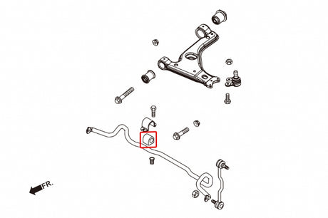 Front Stabilizer Bushings for Opel Astra H