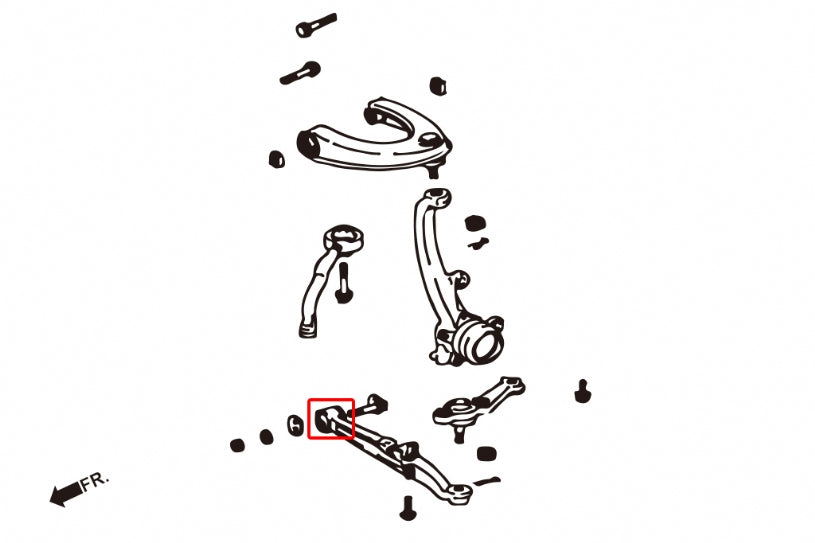 Hardrace Front Lower Arm Bushings IS200 / IS300