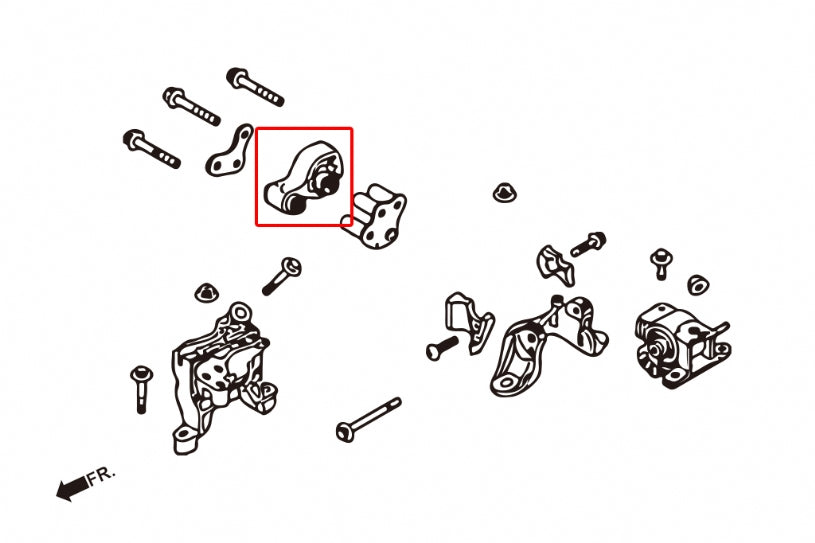 Hardrace Rear Motor Mount 12-14 CX-5