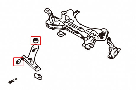 Front Lower Arm Bushings Set (Harden Rubber) 4pcs/set Santa Fe 3rd | Sportage 3rd 4th | Sorento 3rd