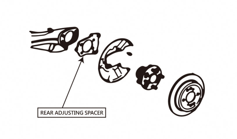 HONDA-FIT'14- GK REAR ADJUSTING SPACER 2PCS/SET