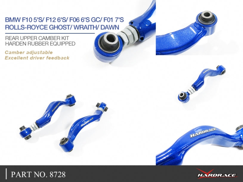 Rear Camber Kit for BMW 5-Series F10 F11 GT F07 | 6-Series F06 F12 F13 | 7-Series F01 F02 | Rolls-Royce Ghost Wraith Dawn