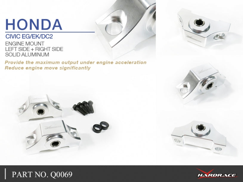 Hardrace Front Lower Torque Mounts Q0069