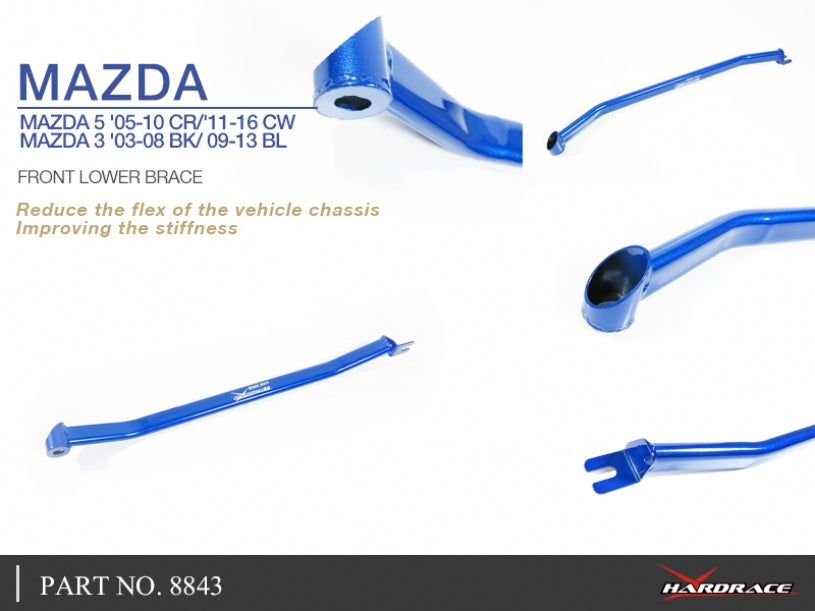 Front Lower Brace for Mazda 3 BK/BL | 5 CR/CW