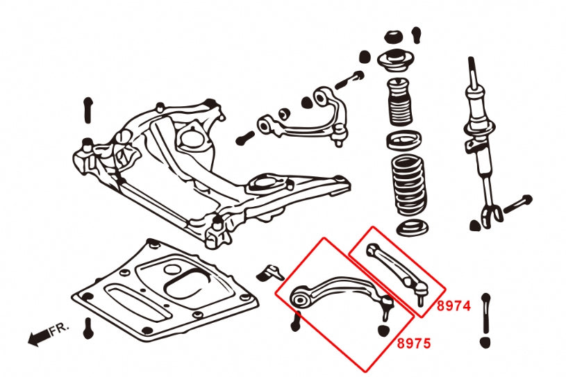 Front Lower -Front Arms- for 5-Series F10/F11 | 6-Series F06/F12/F13