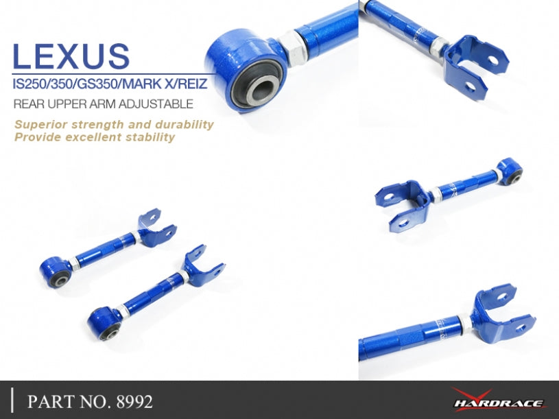 Rear Upper Arm (Harden Rubber) for Lexus IS 2nd XE20 2006-2013 | GS 3rd GRS19 2006-2011 | MARK X / REIZ 1st GRX120 2004-2009 | MARK X / REIZ 2nd GRX13x 2009-2019