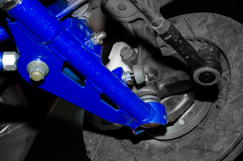 NISSAN SILVIA 240SX S14/S15 '95-02 FRONT ADJUSTABLE LOWER CONTROL ARM+STAB. LINK,V2 MINIMUM +25MM EXTEND (PILLOW BALL) 4PCS/SET