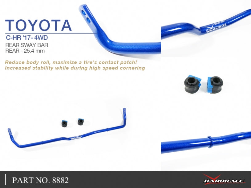 Rear Sway Bar 25.4mm for C-HR AWD 2017-
