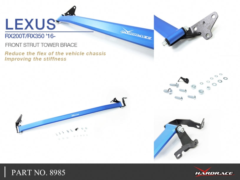 Hardrace Front Strut Tower Brace for LHD only.