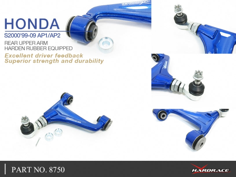Adjustable Rear Upper Arms (Harden Rubber) S2000 AP1 | AP2