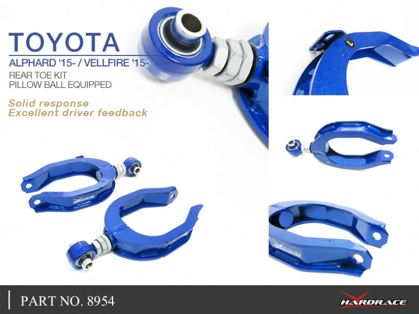 Rear Toe Kit (Pillow Ball) for Lexus LM 1st 2020-2023 | LM 2nd 2023- | Alphard / Vellfire 3rd 2015-2023 | Alphard / Vellfire 4th 2023-