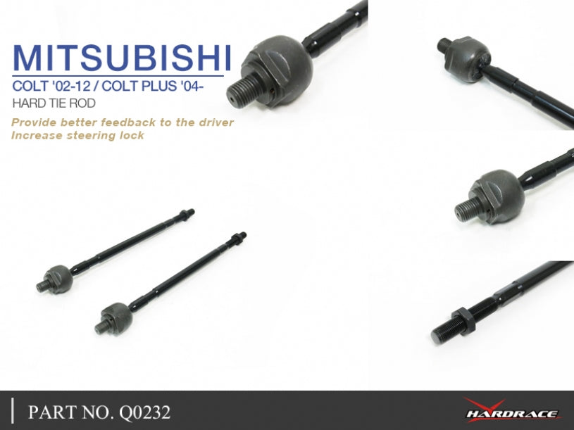 Q0232 | MITSUBISHI COLT '02-12 /COLT PLUS '04- HARD TIE ROD - 2PCS/SET