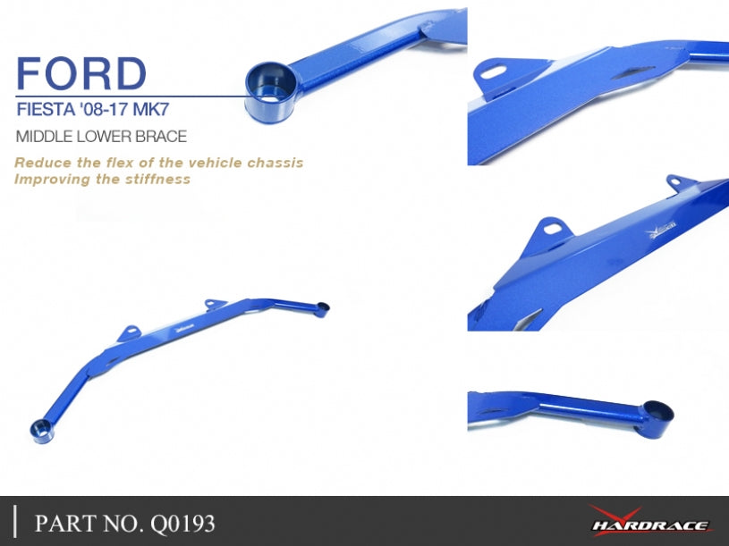 Q0193 | FORD FIESTA '08-17 MK7 MIDDLE LOWER BRACE - 1PCS/SET