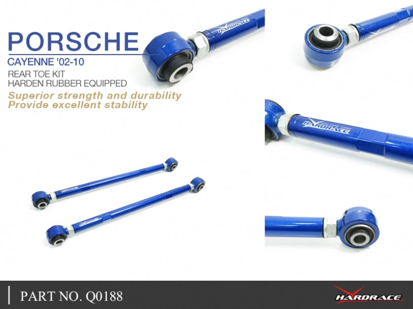 Rear Toe Kit (Harden Rubber) for Audi Q7 4L | Cayenne 1st 955/957 | VW Touareg 1st 7L