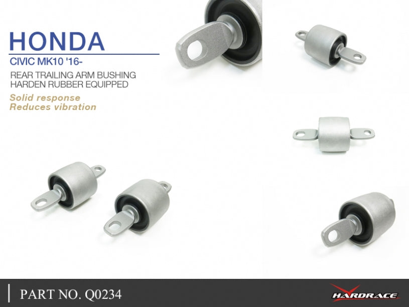 Rear Trailing Arm Bushings (Harden Rubber) for Civic FC/FK 16-21 | FK8 Type-R 17-22