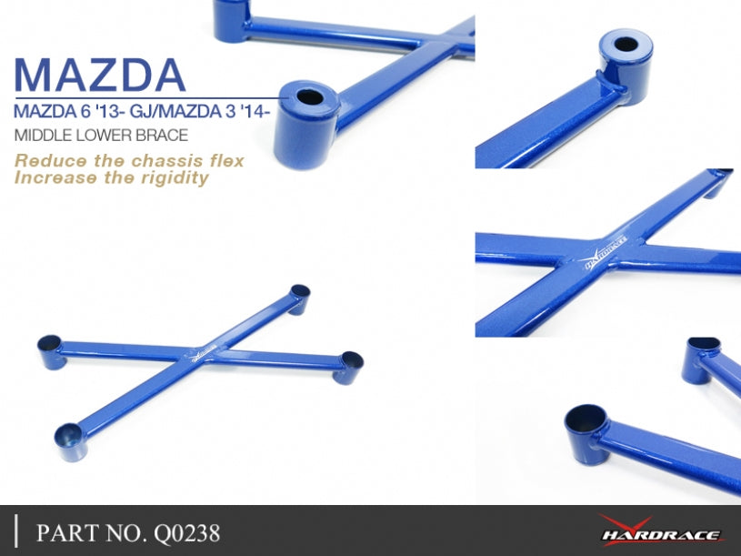 Q0238 | MAZDA 6 '13- GJ/MAZDA 3 '14- MIDDLE LOWER BRACE - 1PCS/SET