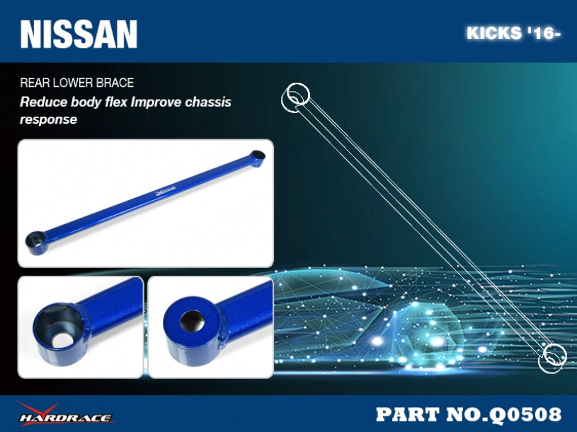 Rear Lower Brace for Nissan Kicks '16-