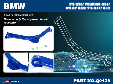 Rear Subframe Brace for BMW 5 Series G30/ Touring G31 / 6 Series GT G32/ 7 Series G11/G12