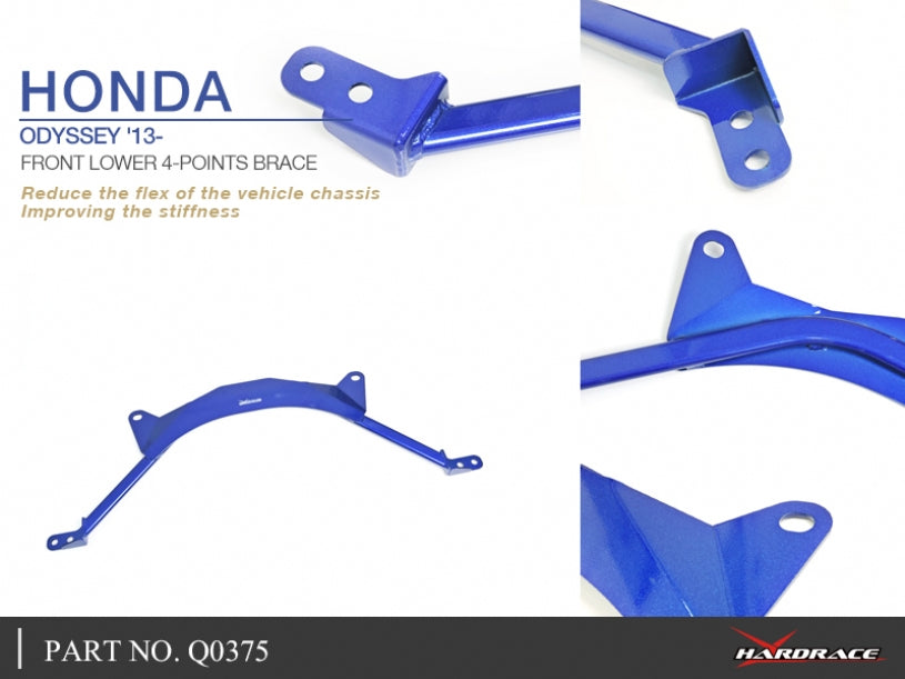 Front Lower 4 Points Brace for Honda Odyssey JDM 5th RC1/2 2013-Present