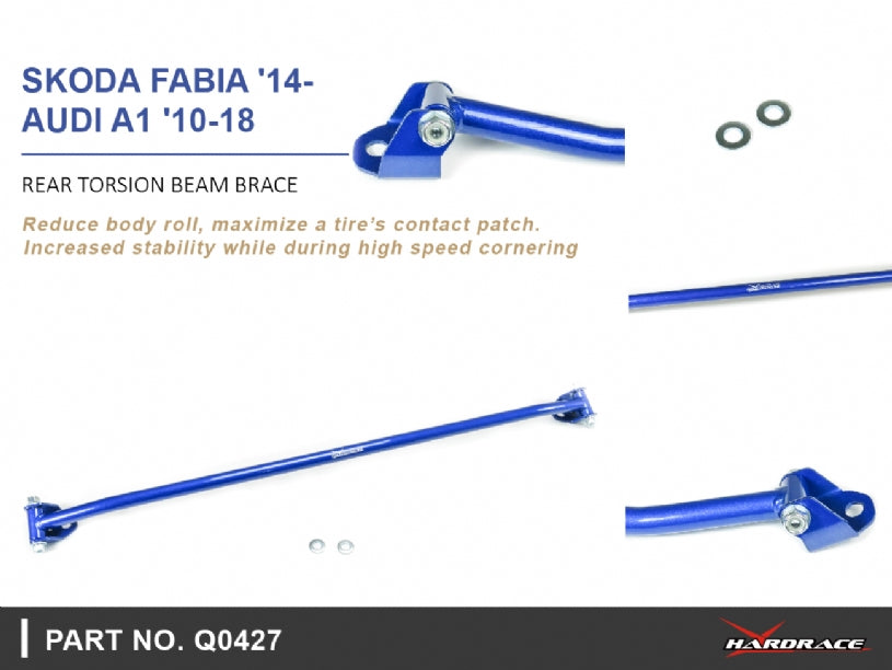 Rear Torsion Beam Brace for Audi A1 8X | Skoda Fabia 3rd