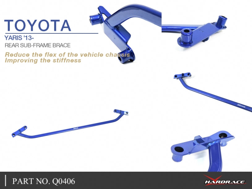 Hardrace Yaris Vitz 2nd 3rd | Vios 3rd Rear Subframe Brace
