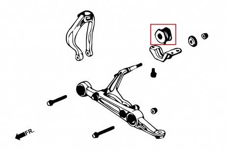 Hardrace Front Compliance Bushings 96-00 Civic EK