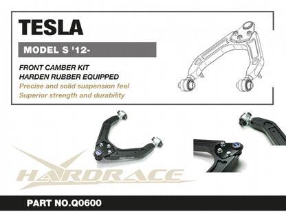 Front Upper Camber Kit (Harden Rubber Bushings) for Tesla Model S '12+