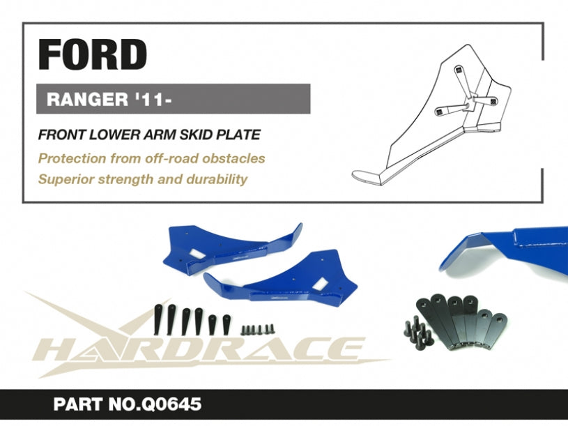 Front Lower Arm Skid Plate for Mazda BT-50 2011- | Ford USA RANGER 2012-2022 | Ford USA EVEREST 2015-