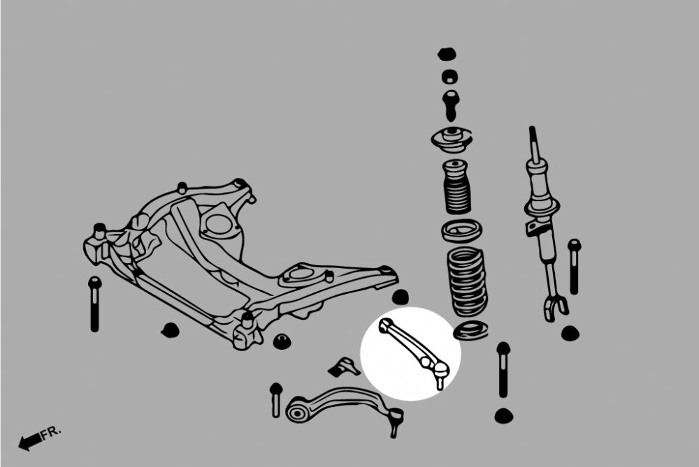 Front Lower Rear Arms (Harden Rubber) RWD for BMW 5-Series GT F07 | 7-Series F01 F02