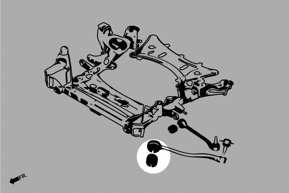 Front Lower-Front Arm Bushings (Harden Rubber) for BMW X3 F25 | X4 F26