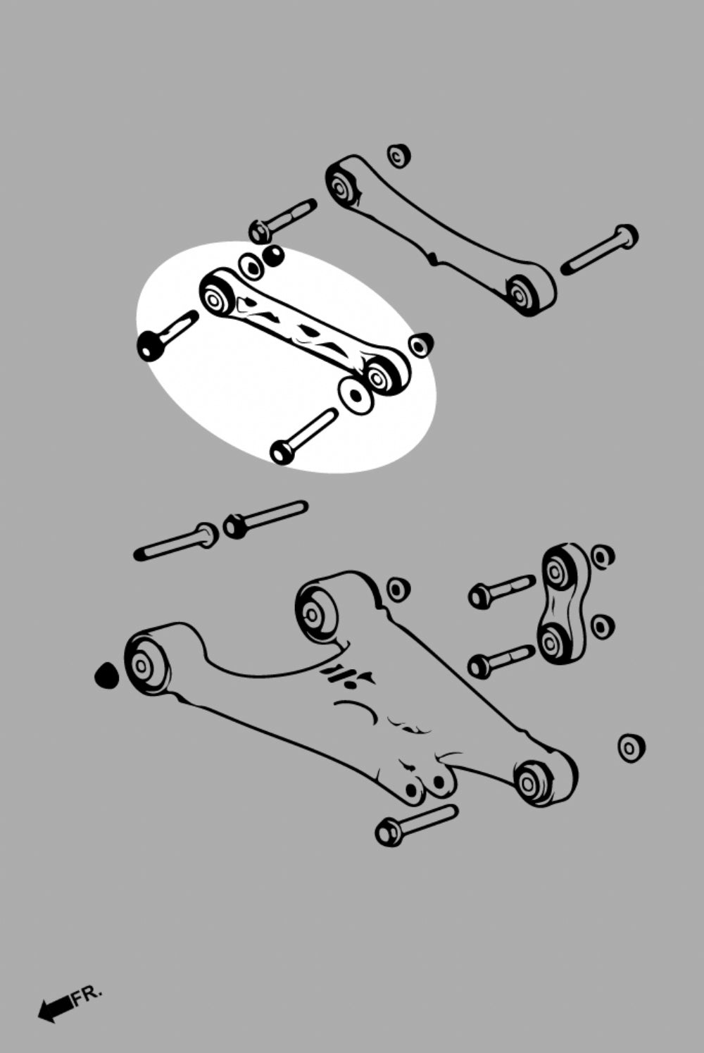 Rear Toe Kit (Pillow Ball Bushings) for Tesla Model S '12-/ Model X '15-