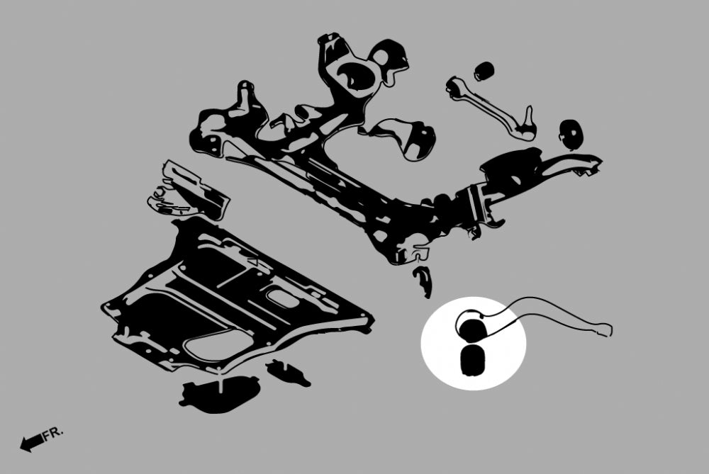Front Lower Arm Bushings -Front Side Arm- for BMW 1 Series F20/F21 | 3 Series F30/31/34/45 | 4 Series F32/33/36 | 2 Series F22/23