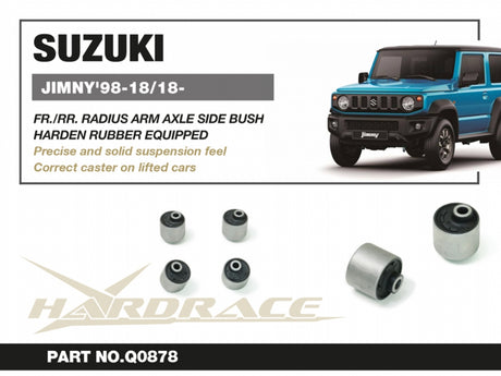 Front Radius Arm Bushing - Axle Side (Harden Rubber)