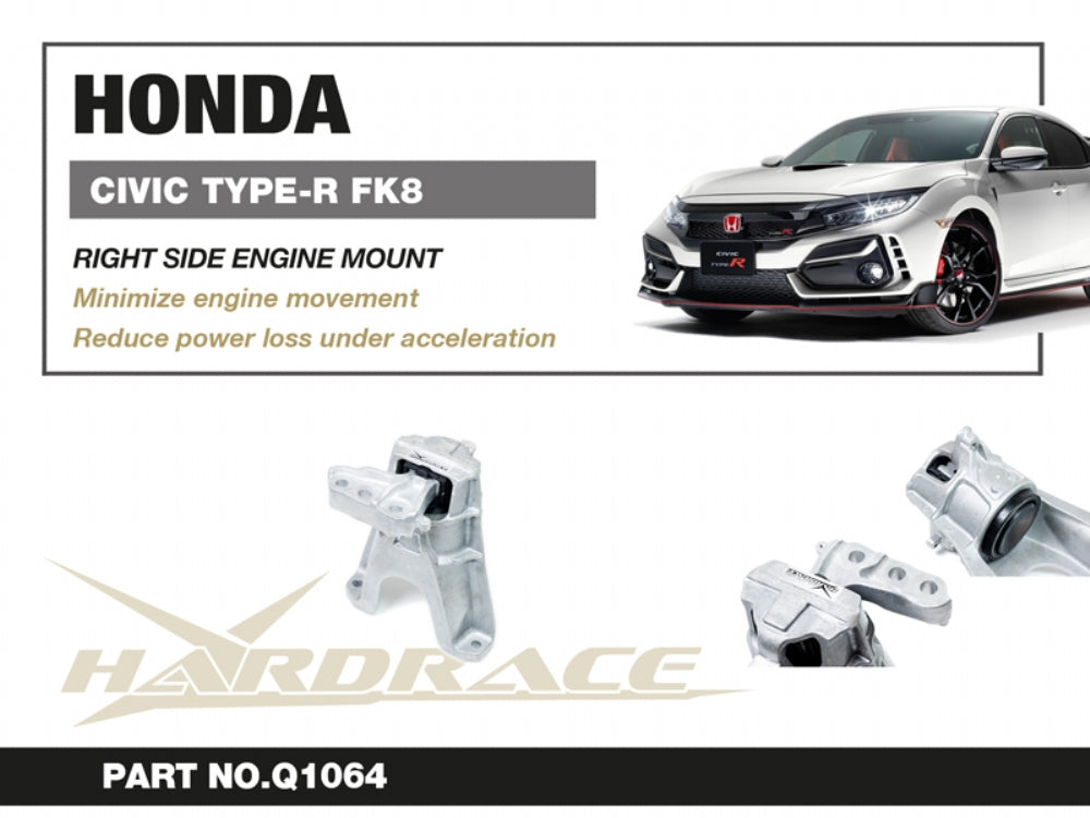 Right Side Engine Mount for Honda Civic 10th Type-R FK8 2017-2022