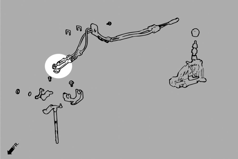 Hardrace Shifter Cable Bushings for Yaris Vitz GR GXPA16/MXPA12, 2020-present