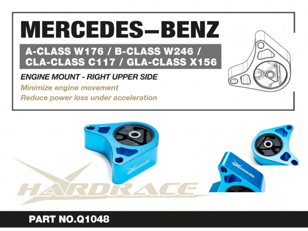 Hardrace M-BENZ A-CLASS W176/ B-CLASS W246/ CLA C117/ GLA X156 Right Upper Engine Mounts 2.0T Engine - 1pcs/set