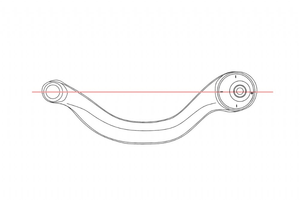 Front Lower Rear Arm Bushings (Pillow Ball) Offset Caster Adj. for Tesla Model 3 | Model Y