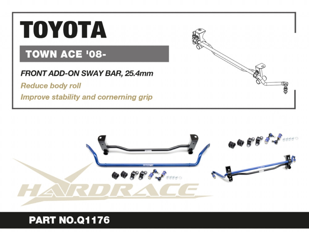 Front Add-On Sway Bar 25.4mm for Townace Liteace S400
