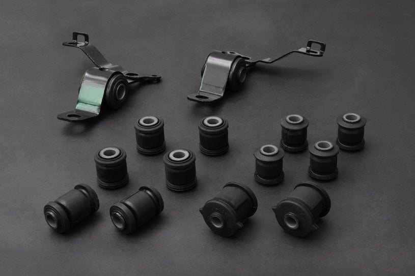 Hardrace TOYOTA COROLLA 93-00 COMPLETE BUSHING KIT
(HARDEN RUBBER) 14PCS/SET